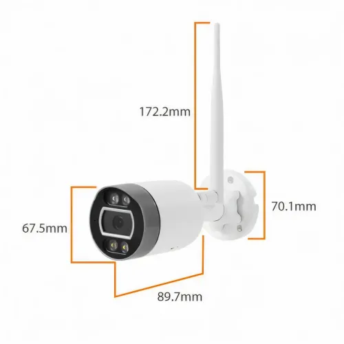Уличная WIFI камера, наружное видеонаблюдение с  интеркомом, камера C16 TUYA 3.0 mp APP - фото 6
