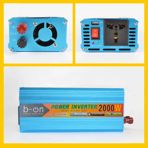 Автомобільний інвертор ssk 2000 W, power inverter SSK-2000w (12V-220V) - фото 2