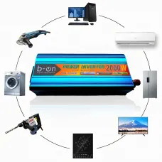Автомобильный инвертор ssk 2000W, power inverter SSK-2000w (12V-220V)