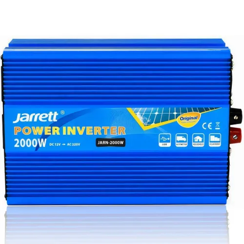 Оригинальный инвертор Jarrett 12-220 В 2000W, оригинальный преобразователь напряжения, USB, синий - фото 3