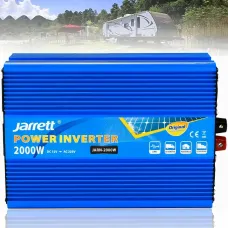 Оригинальный инвертор Jarrett 12-220 В 2000W, оригинальный преобразователь напряжения, USB, синий