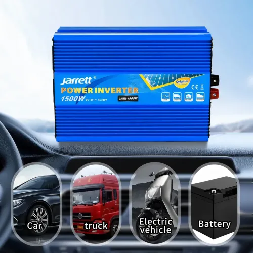 Оригинальный преобразователь Jarrett 12v-220 1500W, автомобильный оригинальный преобразователь - фото 7