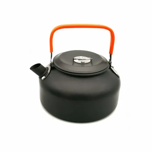 Набор туристической посуды Camping cooking, металлический походной комплект: чайник, сковорода, кастрюля - фото 2