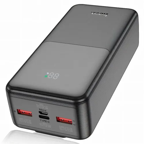 Power bank HOCO J119A, павербанк 22.5W+PD20, емкость 20000mAh, быстрая зарядка, дисплей и встроенный кабель - фото 5