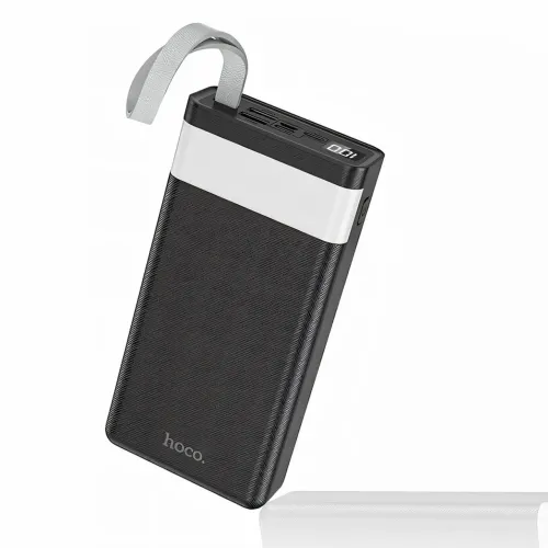 HOCO J73 портативный аккумулятор 30000mAh с настольной лампой, с LED цифровым дисплеем, Micro-USB / Type-C - фото 4