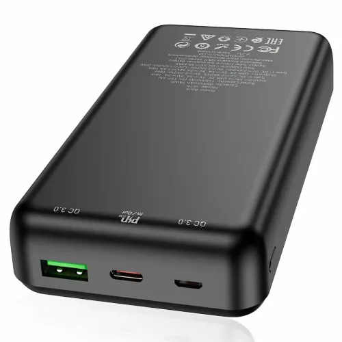 Портативный аккумулятор J87A Tacker PD20W+QC3.0 20000mAh, Power bank HOCO с быстрой зарядкой - фото 4