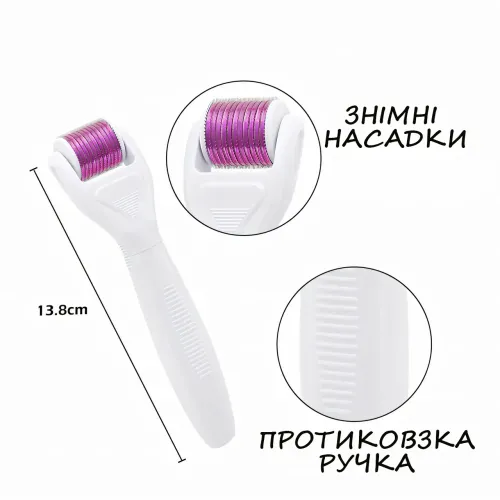 Мезороллер AND 1-17 с титановыми микроиглами от растяжек, акне, шрамов, для лица, лечения тела, роста волос - фото 9