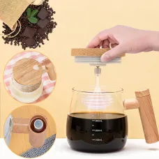 Чашка-мешалка в японском стиле, Coffee stirring cup AND896 400 мл, чашка-блендер для напитков, на батарейках