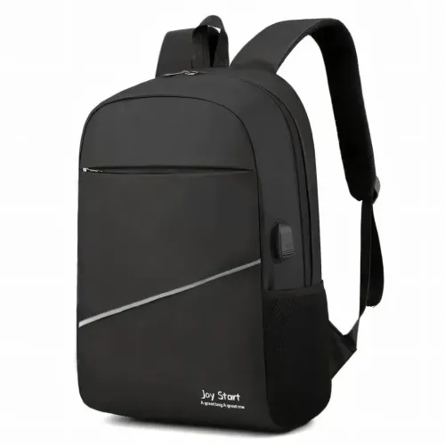 Міський рюкзак Joy Start js974 1937, чорний рюкзак для ноутбука з USB, 18 л, 45х29х14 см - фото 3