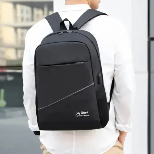 Міський рюкзак Joy Start js974 1937, чорний рюкзак для ноутбука з USB, 18 л, 45х29х14 см - фото 8