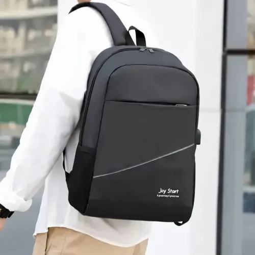 Міський рюкзак Joy Start js974 1937, чорний рюкзак для ноутбука з USB, 18 л, 45х29х14 см - фото 7