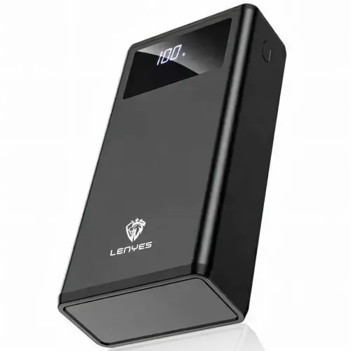 Power Bank LENYES PX591 50000mAh с Быстрой Зарядкой 20W+PD и LED Дисплеем, реальная емкость, 4USB/type-C - фото 3