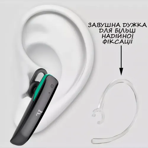 Беспроводная Bluetooth гарнитура HOCO E1 с микрофоном, 50mAh, радиус действия до 10 м, черный - фото 7
