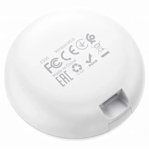 Бездротова гарнітура HOCO ES55 Songful, Bluetooth хендсфри BT5 з кейсом для заряджання Білий - фото 4