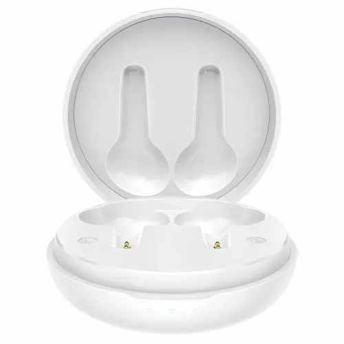 Бездротова гарнітура HOCO ES55 Songful, Bluetooth хендсфри BT5 з кейсом для заряджання Білий - фото 2