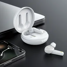 Беспроводная гарнитура HOCO ES55 Songful, Bluetooth хендсфри BT5 с кейсом для зарядки Белый