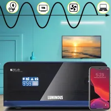 Гибридный инвертор LUMIN0US ZELIO-900W 12/220В UPS преобразователь напряжения ЧИСТЫЙ СИНУС, бесперебойник