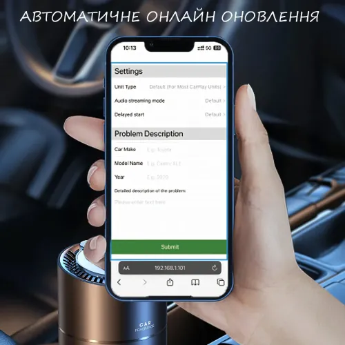 Беспроводной адаптер СarPlay, преобразующий проводное соединение Iphone/Andriod в беспроводное, Plug & Play - фото 10