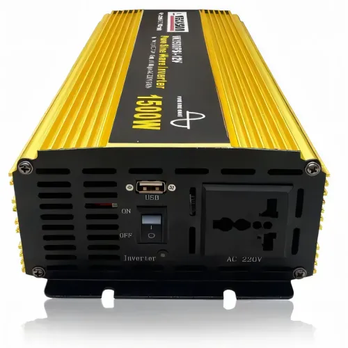 Автомобільний перетворювач напруги 1500 W, VACKSON PURE SINE INVERTER VK1500PSI-12V, чиста синусоїда - фото 2