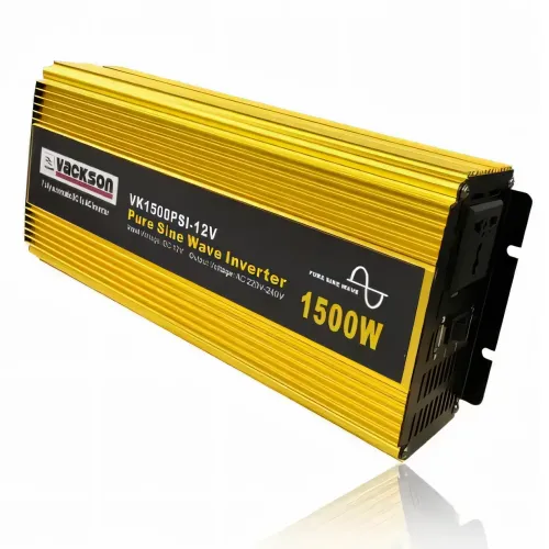 Автомобільний перетворювач напруги 1500 W, VACKSON PURE SINE INVERTER VK1500PSI-12V, чиста синусоїда - фото 3