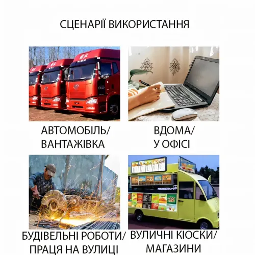 Автомобільний перетворювач напруги 1500 W, VACKSON PURE SINE INVERTER VK1500PSI-12V, чиста синусоїда - фото 6