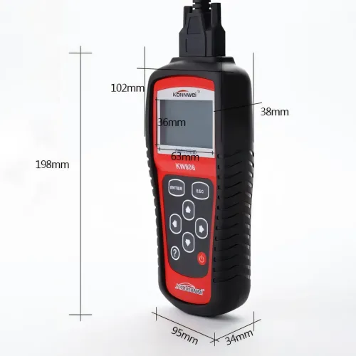 Авто диагност OBDII/EOBD scanner KW 808, универсальный автомобильный сканер - фото 9