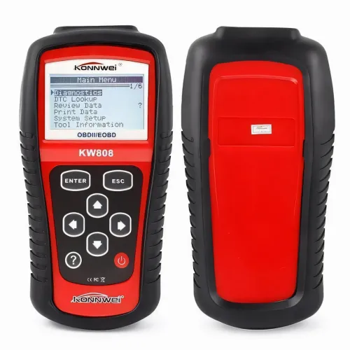 Авто диагност OBDII/EOBD scanner KW 808, универсальный автомобильный сканер - фото 3