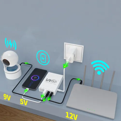Источник бесперебойного питания для роутера UPS WGP MiniUPS DC, повербанк для роутера 12V/9V/5V - фото 7