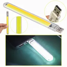 USB светодиодный фонарик LED 518 cob с сенсорным включением, Мини-светильник-брелок Usb для ноутбука, телефона