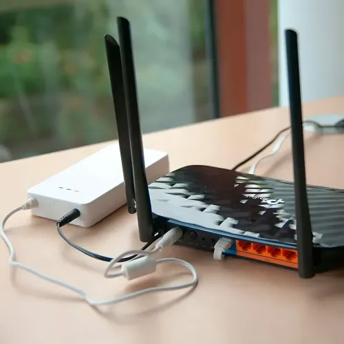 Источник бесперебойного питания для роутера Ni-MH BBU15-D-T, мини UPS для IP камер, 12В, 4 аккумулятора - фото 4