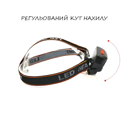 Налобний ліхтар BL 203, акумуляторний світлодіодний ліхтарик, COB, USB-зарядка, 3 режими роботи - фото 6