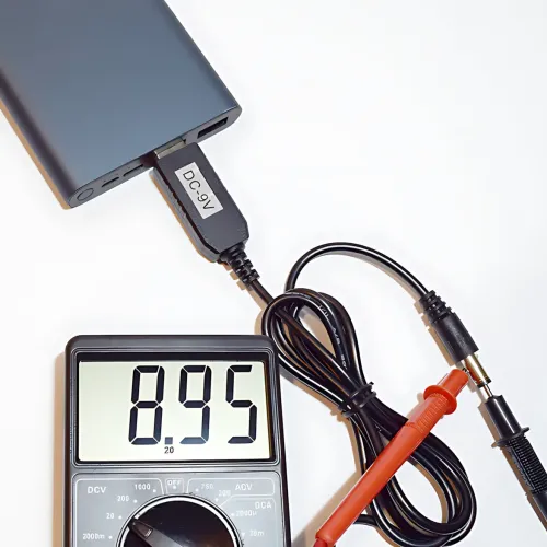 Кабель живлення DC 2.1x5.5mm, 5V-9V, USB 5V->9 V, кабель перехідник для роутера від повербанка, чорний - фото 6
