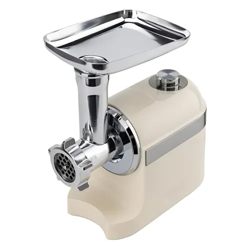 М'ясорубка електрична Rainberg RB-2270 3800 Вт з насадкою для томатів, реверсом, захистом від перевантаження Білий - фото 6