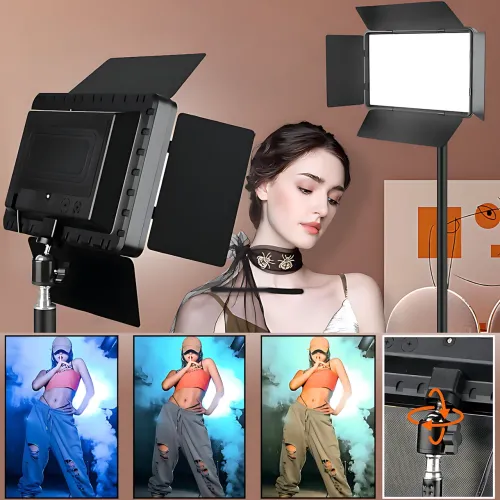 Светодиодная лампа блогера, видеосвет Camera light RL-900 c пультом 3000k-6500k