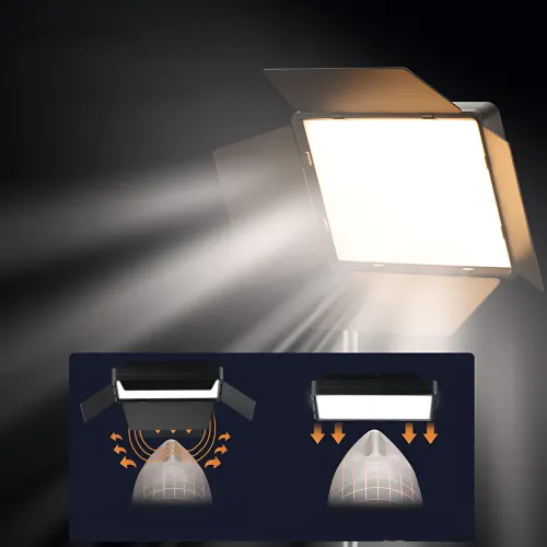 Светодиодная лампа блогера, видеосвет Camera light RL-900 c пультом 3000k-6500k - фото 4