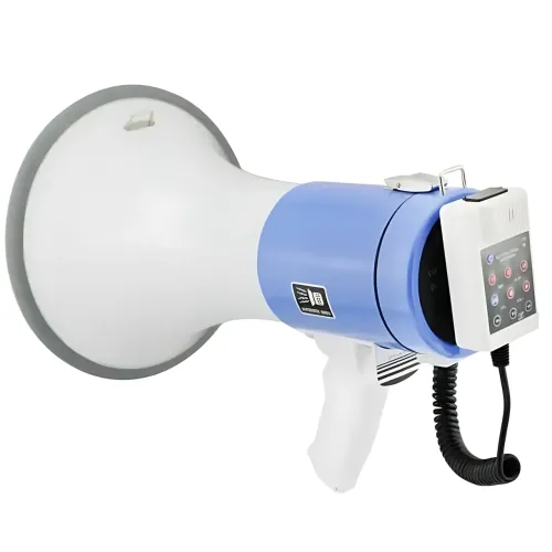 Громкоговоритель MEGAPHONE ER 66, 12v, рупор UKC 50 Вт с регулировкой громкости, сиреной, записью звука - фото 4