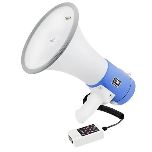 Громкоговоритель MEGAPHONE ER 66, 12v, рупор UKC 50 Вт с регулировкой громкости, сиреной, записью звука - фото 6