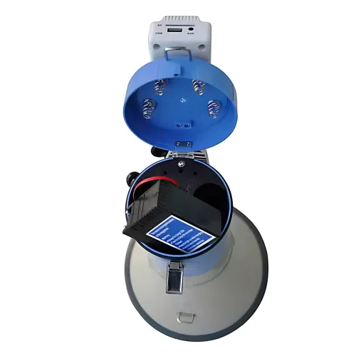 Громкоговоритель MEGAPHONE ER 66, 12v, рупор UKC 50 Вт с регулировкой громкости, сиреной, записью звука - фото 8