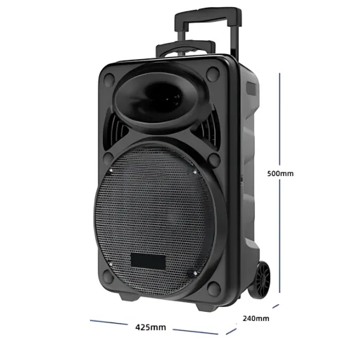 Портативна колонка Su-Kam BT 120D/212D+, 300 Вт, 7500 mAh, Bluetooth, 2 мікрофони, 12v/220v - фото 12