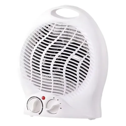 Дуйка Heater MS5902, тепловентелятор обогреватель Domotec до 20 м², работа от розетки, мощность 2000 Вт, белый - фото 2
