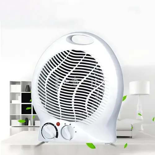 Дуйка Heater MS5902, тепловентелятор обогреватель Domotec до 20 м², работа от розетки, мощность 2000 Вт, белый - фото 12