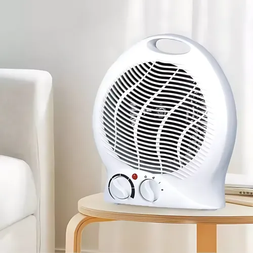 Дуйка Heater MS5902, тепловентелятор обогреватель Domotec до 20 м², работа от розетки, мощность 2000 Вт, белый - фото 14