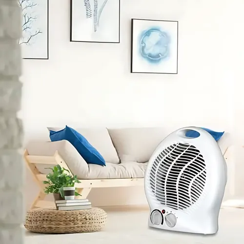Дуйка Heater MS5902, тепловентелятор обогреватель Domotec до 20 м², работа от розетки, мощность 2000 Вт, белый - фото 16