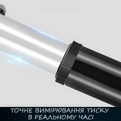 Насос ножной Air pump AND S98-2409-Y, двухцилиндровый мини-насос с универсальным нипелем и манометром - фото 2