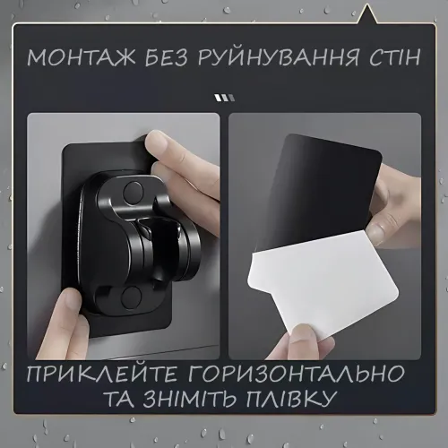 Лійка для душу Shower set AND, 6 режимів, з кнопкою стоп і самоочисним отвором, чорна душова насадка - фото 14