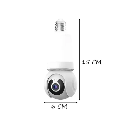 WiFi камера в патрон E27, камера Panda Eyes Q26 с датчиком движения, лампой, ночной съемкой и микрофоном - фото 16