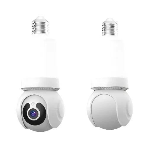 WiFi камера в патрон E27, камера Panda Eyes Q26 с датчиком движения, лампой, ночной съемкой и микрофоном - фото 2