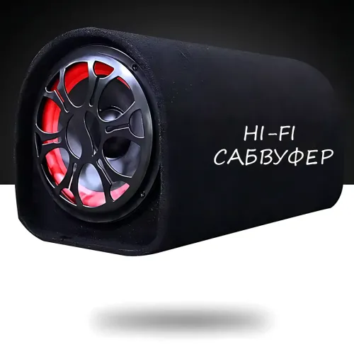 Активный саб 6'' в машину, сабвуфер XPLOD BASS POWER в багажник с усилителем 500W, с Bluetooth, пультом ду - фото 2