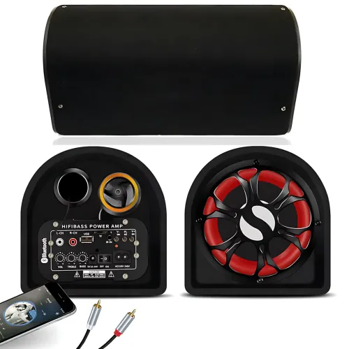 Активный саб 6'' в машину, сабвуфер XPLOD BASS POWER в багажник с усилителем 500W, с Bluetooth, пультом ду