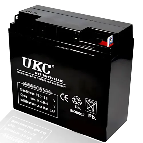 Аккумулятор компактный свинцово-кислотный UKC 12V/18A, гелевый АКБ - фото 8